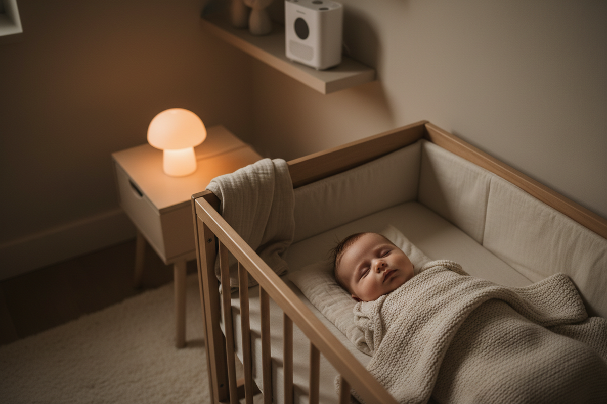 Bébé pleure au coucher : causes, solutions et rituel du soir