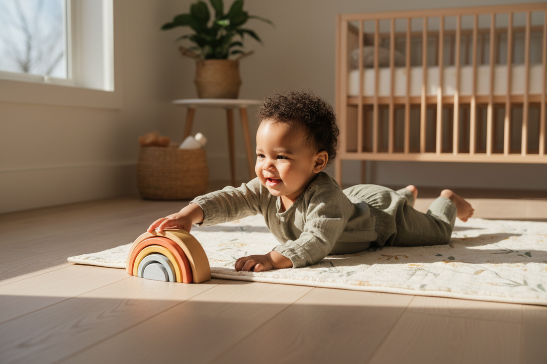 Développement de bébé à 6 mois