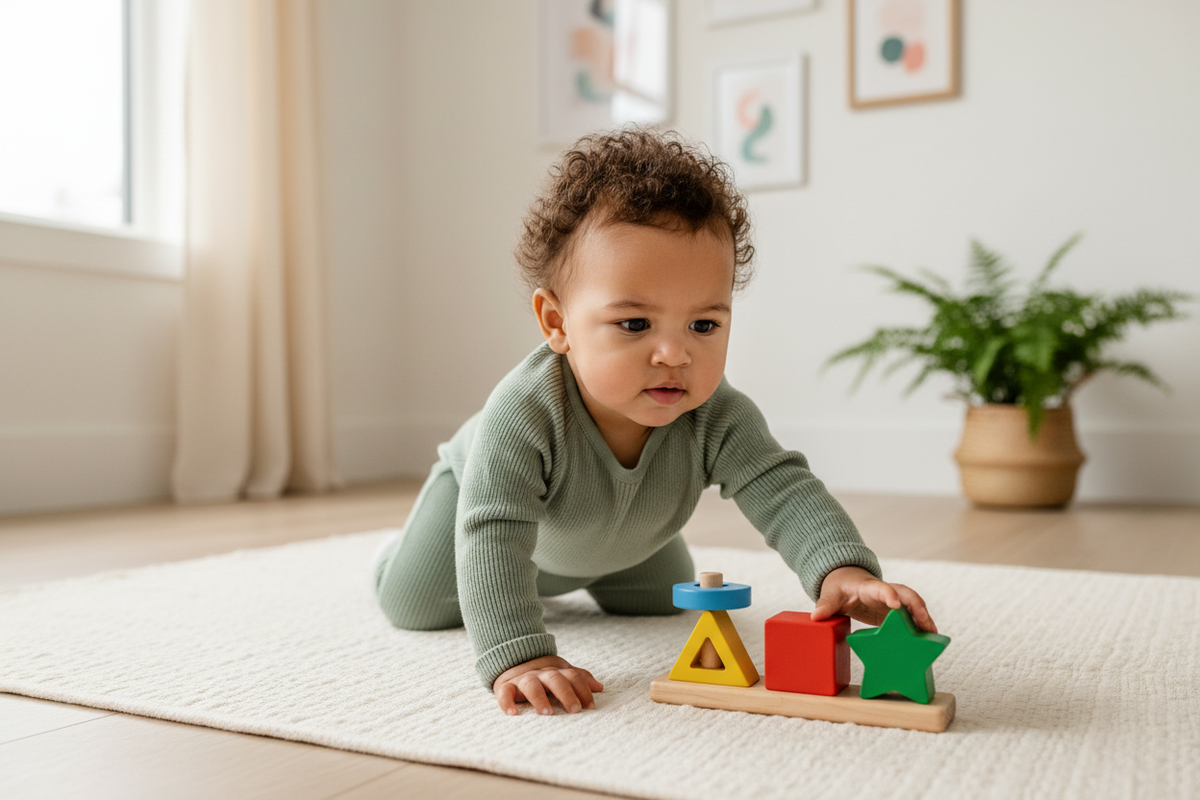 Développement de bébé à 8 mois
