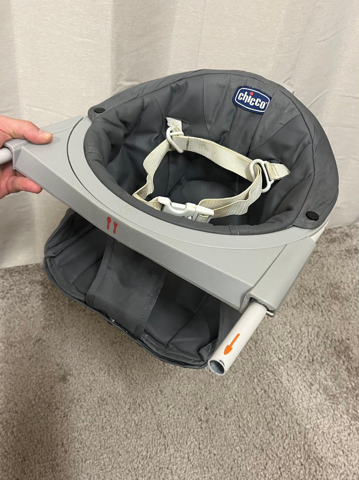 Siège de table Chicco 360° Stone – très bon état